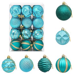vidaXL Juego de bolas navide&ntilde;as 36 uds. Verde Di&aacute;m. 6 cm Poliestireno