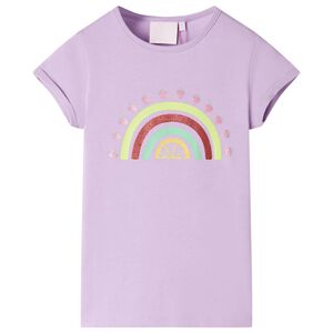 Camiseta infantil lila 104