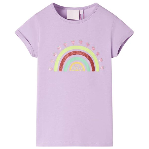 Camiseta infantil lila 104