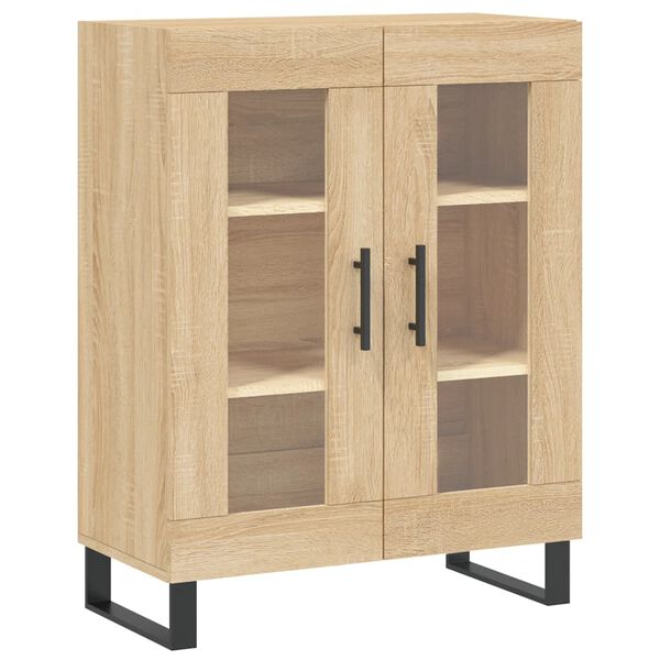 vidaXL Aparador de madera de ingenier&iacute;a roble Sonoma 69,5x34x90 cm