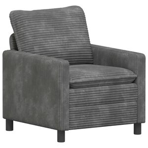vidaXL Sof&aacute; Gris Claro 76 x 81 x 87,5 cm Poli&eacute;ster
