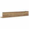vidaXL Estantes de pared 2 uds madera roble artisan 100x16,5x16,5 cm