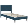 vidaXL Estructura de cama con cabecera Azul 80 x 200 cm Terciopelo