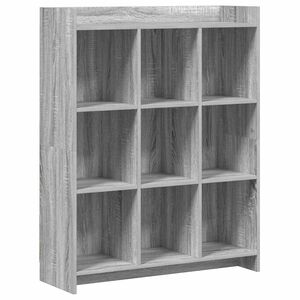 vidaXL Estanter&iacute;a Sonoma gris 87,5 x 30 x 111 cm Madera de ingenier&iacute;a