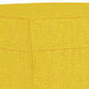 vidaXL Juego de sof&aacute;s con cojines 3 piezas tela amarillo claro