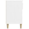 vidaXL Mueble zapatero madera contrachapada blanco 102x36x60 cm