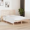 vidaXL Estructura de cama sin colchón madera maciza de pino 160x200 cm