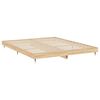 vidaXL Estructura de cama madera de ingenier&iacute;a roble Sonoma 160x200 cm