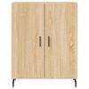 vidaXL Aparador alto madera contrachapada color roble 69,5x34x180 cm