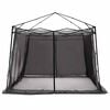 vidaXL Tienda interior Gris y naranja 303 x 303 x 196 cm tafet&aacute;n