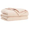 vidaXL Edred&oacute;n 220 x 240 cm Todas las estaciones Fibra de Kapok Beige