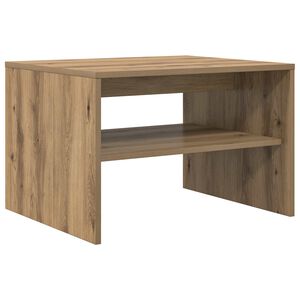 vidaXL Mesa de Caf&eacute; Roble artisan 60 x 50 x 40 cm Madera de ingenier&iacute;a