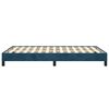 vidaXL Estructura de cama sin colch&oacute;n terciopelo azul oscuro 120x190cm
