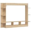 vidaXL Mueble de TV madera de ingenier&iacute;a roble Sonoma 152x22x113 cm