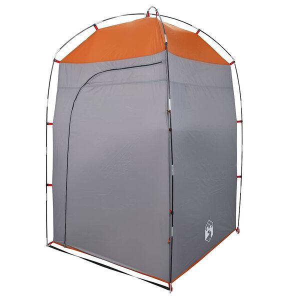 vidaXL Tienda de ducha impermeable gris