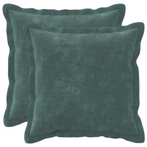 vidaXL Funda de almohada 2 pcs HOUTEN Azul mar 35 x 35 cm