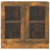 vidaXL Vitrina madera contrachapada roble ahumado 82,5x30,5x80 cm