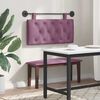 vidaXL Cabecera Colgante Morado 90 x 55 x 7 cm Terciopelo