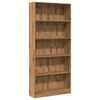 vidaXL Estanter&iacute;a de madera de ingenier&iacute;a roble artesanal 80x24x176 cm