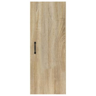 vidaXL Armario de pared madera de ingeniería roble Sonoma 34,5x34x90cm