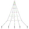 vidaXL &Aacute;rbol de Navidad LED EKENAS 182 cm 112 LED Multicolor Acero