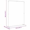 vidaXL Arco de Boda Dorado 150 x 49,5 x 200 cm Acero