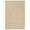 vidaXL Alfombra peluda antideslizante color crema 120x170 cm