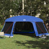 vidaXL Carpa para piscina con desmontables y paredes azul 618x532 cm