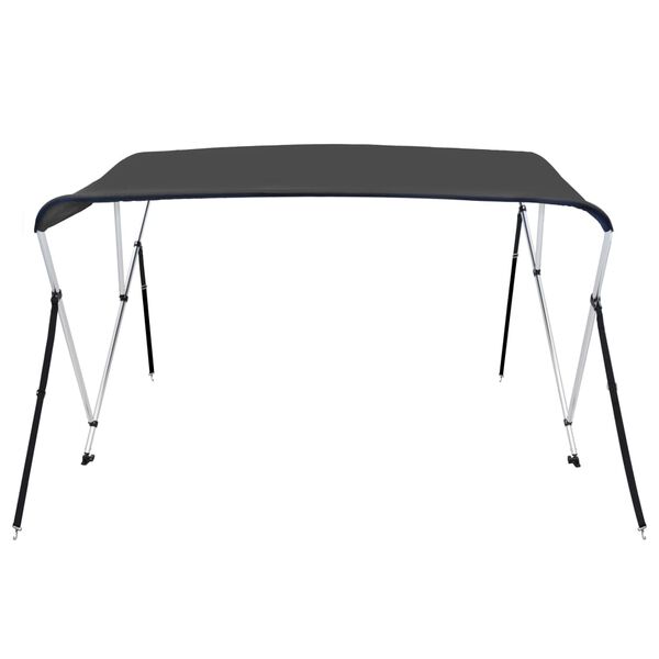 vidaXL Toldo Bimini de 3 arcos gris antracita 183x160x137 cm