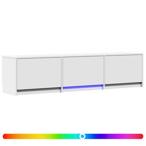 vidaXL Mueble de TV con LED 165 x 34 x 40 cm Madera de ingenier&iacute;a