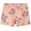Pijama infantil de manga corta naranja claro 92