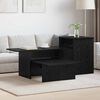 vidaXL Mesa Consola Roble Negro 91,5 x 35 x 38,5 cm