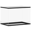 vidaXL Caja expositora transparente de acr&iacute;lico 56x36x37 cm