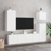 vidaXL Mueble para TV de pared blanco 80x30x41 cm