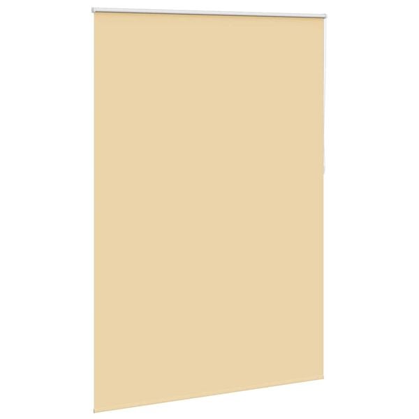vidaXL Estor enrollable opaco 164,4x230 cm, ancho de tela 160 cm, beige