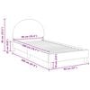 vidaXL Cama para niños con cabecero Gris Claro 90 x 200 cm