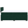 vidaXL Cama box spring con colch&oacute;n terciopelo verde oscuro 120x190 cm
