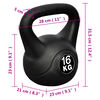 vidaXL Pesa rusa kettlebell 16 kg