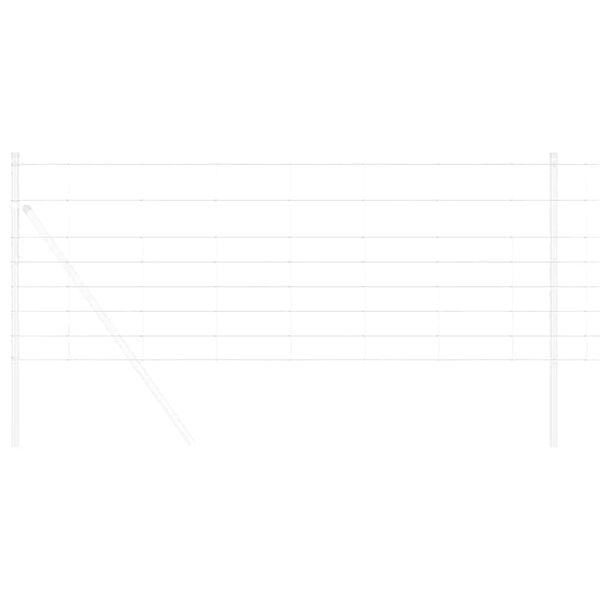 vidaXL Valla de campo Plateado 50 x 0,8 m Acero galvanizado