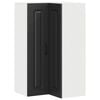 vidaXL Panel de lavaplatos Kalmar Negro 57 x 57 x 100 cm