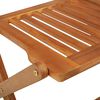 vidaXL Comedor de jard&iacute;n plegable 3 piezas madera maciza de acacia