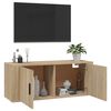 vidaXL Mueble para TV de pared roble Sonoma 100x34,5x40 cm