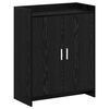 vidaXL Armario Zapatero con puerta Roble Negro 73,5 x 36 x 92 cm