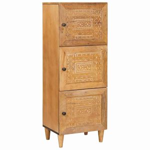 vidaXL Alacena Marr&oacute;n claro 40 x 33 x 110 cm madera maciza de mango