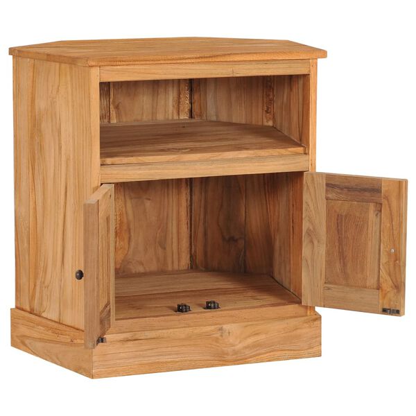 vidaXL Aparador de madera maciza de teca 60x45x60 cm