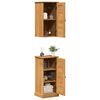 vidaXL Juego de muebles de ba&ntilde;o VIGO 2 pcs Marr&oacute;n y Marr&oacute;n Miel