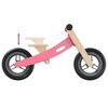 vidaXL Bicicleta sin pedales para niños rosa