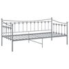 vidaXL Estructura de sofá cama sin colchón metal gris 90x200 cm