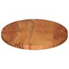 vidaXL Tablero de mesa ovalado madera maciza de acacia 80x40x3,8 cm
