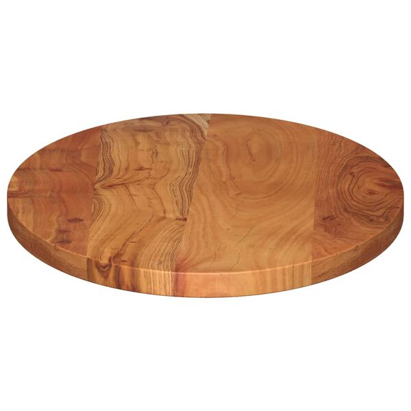 vidaXL Tablero de mesa ovalado madera maciza de acacia 80x40x3,8 cm